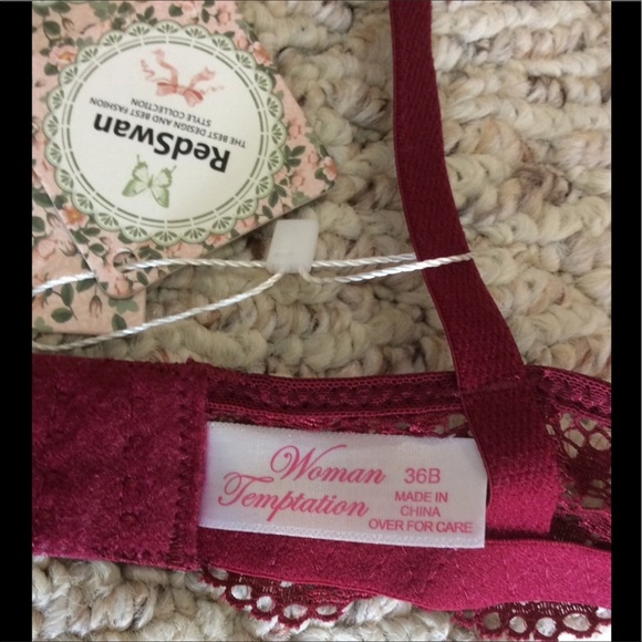 Women’s Bra maroon Redwing underwire lingerie - Picture 4 of 4